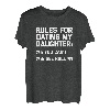 Rules For Dating My Daughter T-Shirt Lustiger Vater Cool Dad T-Shirt