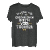 Papa Mama Tochter Spruch Lustig Vater Mutter 4 Töchter T-Shirt