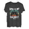 Herren Lustiges Ich Werde Papa Geschenk Leveled Up To Daddy 2021 T-Shirt