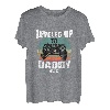 Herren Lustiges Ich Werde Papa Geschenk Leveled Up To Daddy 2021 T-Shirt