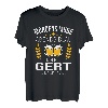 Herren Gert Name Geschenk-Idee Geburtstag Lustiger Spruch T-Shirt