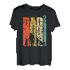 Dad hoch 2 Vater Geschenk Motorrad Biker Motorradfahrer Papa T-Shirt