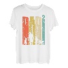 Dad hoch 2 Vater Geschenk Motorrad Biker Motorradfahrer Papa T-Shirt