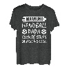 Herren Warnung Handball Papa Handball Papa T-Shirt