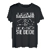 Ich habe Zwei Titel Dad und Gamer Lustig Bester Dad der Welt T-Shirt