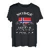 Norwegen Elch Fjord Norwegenurlaub Skandinavien Oslo Bergen T-Shirt