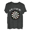 Darts T-Shirt für Männer Die Welt Ist Eine Scheibe Dart