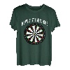 Darts T-Shirt für Männer Die Welt Ist Eine Scheibe Dart