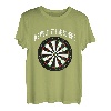 Darts T-Shirt für Männer Die Welt Ist Eine Scheibe Dart