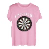 Darts T-Shirt für Männer Die Welt Ist Eine Scheibe Dart
