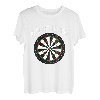Darts T-Shirt für Männer Die Welt Ist Eine Scheibe Dart