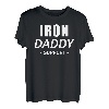 IRON DADDY TRIATHLON DAD SUPPORT PAPA DAMEN HERREN KINDER T-Shirt