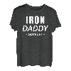 IRON DADDY TRIATHLON DAD SUPPORT PAPA DAMEN HERREN KINDER T-Shirt