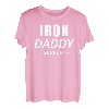 IRON DADDY TRIATHLON DAD SUPPORT PAPA DAMEN HERREN KINDER T-Shirt