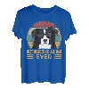 Best Border Collie Dad Ever Hunde Papa Herrchen Geschenkidee T-Shirt