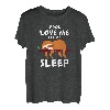 Faultier Schlafanzug - Schlafen Niedlich Langschläfer Liebe T-Shirt