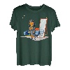 Dackel Hund Gewichtheben Kreuzheben Herren Fitness Gym T-Shirt
