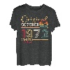 Original 1972 Oktober 50. Geburtstag Geschenk Sunset T-Shirt
