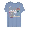 Original 1972 Oktober 50. Geburtstag Geschenk Sunset T-Shirt