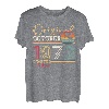 Original 1972 Oktober 50. Geburtstag Geschenk Sunset T-Shirt