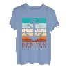 Herren Retro Kapitän Anker Papitän Vater Super Papa Vatertag T-Shirt