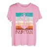 Herren Retro Kapitän Anker Papitän Vater Super Papa Vatertag T-Shirt