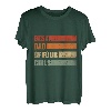 Herren Retro bester Papa von 4 Töchtern Vater von vier Mädchen T-Shirt