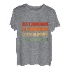 Herren Retro bester Papa von 4 Töchtern Vater von vier Mädchen T-Shirt