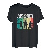 Retro-Airsoft-Spieler Scharfschütze Luftgewehrschießen Sport T-Shirt
