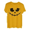 Halloween-Kostüm für Damen und Mädchen, Jack-O-Lantern Kürbis T-Shirt