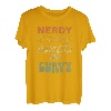 Tattoo-Liebhaber Tätowierte Frauen Nerdy Dirty Inked Curvy T-Shirt