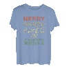 Tattoo-Liebhaber Tätowierte Frauen Nerdy Dirty Inked Curvy T-Shirt