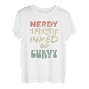 Tattoo-Liebhaber Tätowierte Frauen Nerdy Dirty Inked Curvy T-Shirt