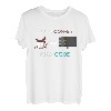 Coffee Into Code Kaffee in Software Entwickler Informatiker T-Shirt