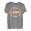 Best Leon Ever Lustiger Spruch Vorname Leon T-Shirt
