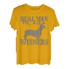 Herren Dackel Papa Real Men Play With Their Wiener Dog Lustiges Geschenk T-Shirt