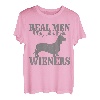 Herren Dackel Papa Real Men Play With Their Wiener Dog Lustiges Geschenk T-Shirt