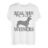 Herren Dackel Papa Real Men Play With Their Wiener Dog Lustiges Geschenk T-Shirt