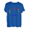 Liebe gewinnt LGBT-Unterstützer Liebe Regenbogen CSD Gay Pride LGBTQIA T-Shirt