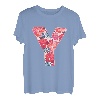 Buchstabe Y Alphabet Vorname Konsonant Blume Garten Geschenk T-Shirt