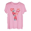 Buchstabe Y Alphabet Vorname Konsonant Blume Garten Geschenk T-Shirt