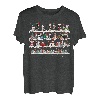 Husky Weihnachts-Schneeschichten, Weihnachtsmann-Hund, hässlich, Weihnachten T-Shirt