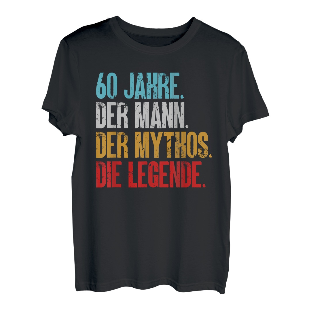 60 Geburtstag Mann 60ster Männer Herren 60er Geburtstag Mann T-Shirt