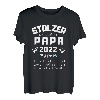 Herren Zwillingspapa 2022 Papa von Zwillingen Vatertag Spruch Vati T-Shirt