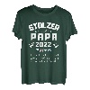 Herren Zwillingspapa 2022 Papa von Zwillingen Vatertag Spruch Vati T-Shirt