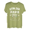 Herren Zwillingspapa 2022 Papa von Zwillingen Vatertag Spruch Vati T-Shirt