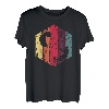 Kiteboarding Motiv mit Kitesurfer im retro vintage Look T-Shirt