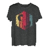 Kiteboarding Motiv mit Kitesurfer im retro vintage Look T-Shirt