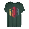 Kiteboarding Motiv mit Kitesurfer im retro vintage Look T-Shirt