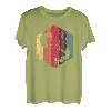 Kiteboarding Motiv mit Kitesurfer im retro vintage Look T-Shirt